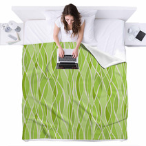 Green Seamless Texture Blankets 71931587