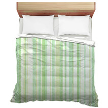 Green striped paper background Bedding 61743131