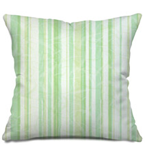 Green striped paper background Pillows 61743131