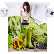 Greenery Outdoor Gardening Tools Blankets 67904656