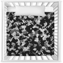 Grey Tone Camouflage Background Nursery Decor 104180857