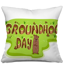 Groundhog Burrow Pillows 38280784
