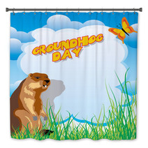 Groundhog Day Bath Decor 48167126