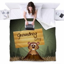 Groundhog Day Blankets 66773490