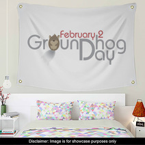 Groundhog Day, Text. Wall Art 60568677
