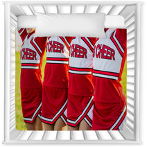 Group Of Cheerleaders In A Row Nursery Decor 57222348