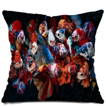 Group Of Fancy Koi Galaxy Betta Fishes Pillows 311164880