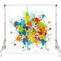 Grunge, Abstract, Art, Artistic, Color, Splash, Co Backdrops 1618345