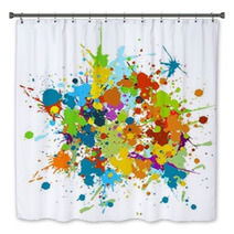 Grunge, Abstract, Art, Artistic, Color, Splash, Co Bath Decor 1618345