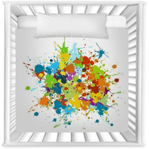Grunge, Abstract, Art, Artistic, Color, Splash, Co Nursery Decor 1618345