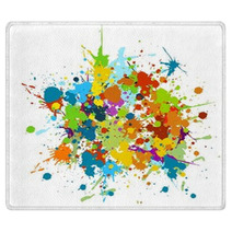 Grunge, Abstract, Art, Artistic, Color, Splash, Co Rugs 1618345