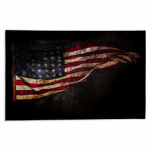 Grunge American Flag Rugs 85253904