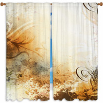 Grunge Background Texture Window Curtains 2191103