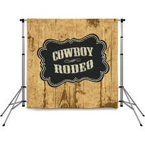 Grunge Background With Wild West Styled Label. Vector, EPS10. Backdrops 39183894