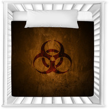 Grunge Biohazard Symbol. Nursery Decor 54567225