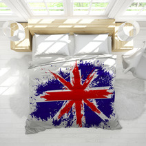 Grunge Britain Flag Bedding 61186425