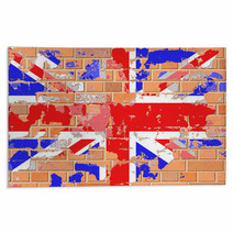 Grunge British Flag Rugs 64089589