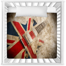 Grunge British Pop Guitar Nursery Decor 61702874