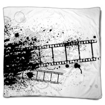 Grunge Film Blankets 38999543