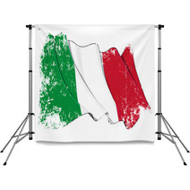 Grunge Flag Of Italy Backdrops 42943730