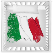 Grunge Flag Of Italy Nursery Decor 42943730