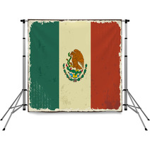 Grunge Flag Of Mexico Distressed Backdrops 67776407