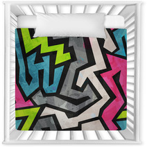 Grunge Graffiti Seamless Pattern Nursery Decor 61837749