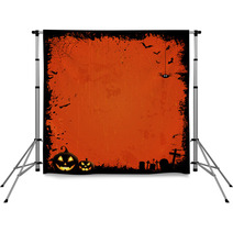 Grunge Halloween Background Backdrops 56163875