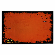 Grunge Halloween Background Rugs 56163875