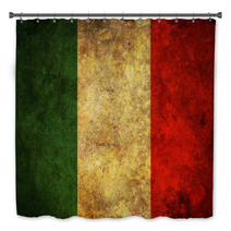 Grunge Italy Flag Bath Decor 49144765