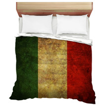 Grunge Italy Flag Bedding 49144765