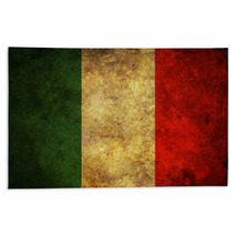 Grunge Italy Flag Rugs 49144765
