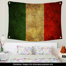 Grunge Italy Flag Wall Art 49144765