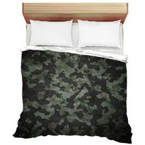 Grunge Military Camouflage Background Bedding 57787491