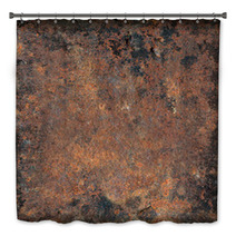 Grunge Rusty Metal Texture Bath Decor 50851229