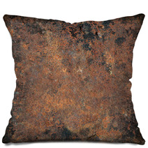 Grunge Rusty Metal Texture Pillows 50851229