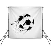 Grunge Soccer Ball Backdrops 64918564