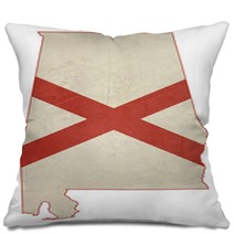 Grunge State Of Illinois Flag Map Pillows 60853183