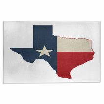 Grunge State Of Texas Flag Map Rugs 61426742