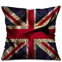Grunge Union Jack Flag Pillows 63718519