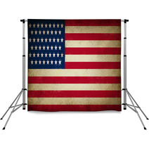 Grunge USA Flag Backdrops 37802524