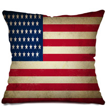 Grunge USA Flag Pillows 37802524