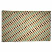 Grunge Vintage Retro Background With Stripes Rugs 50271649