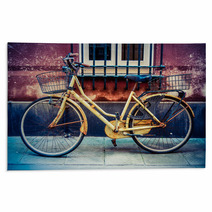 Grungy Retro Bike Rugs 64181529