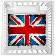 Grungy UK Flag Nursery Decor 49300690