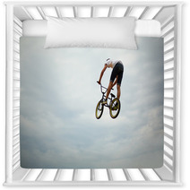 Guy Jumps On Bike Nursery Decor 55251710