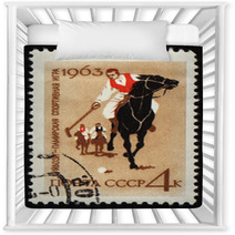 Guybozi - Horse Folk Game In Pamir On Post Stamp Nursery Decor 32527460