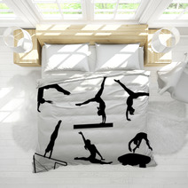 Gymastic Silhouettes Bedding 89015603