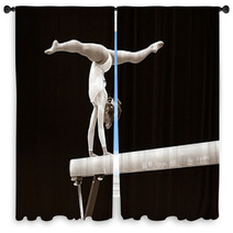 Gymnast Window Curtains 2404701