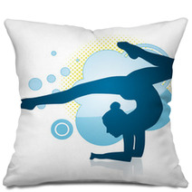 Gymnastic Figure Pillows 43719836